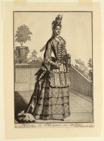 Mme la Marquise de Belfons by Pieter Schenk