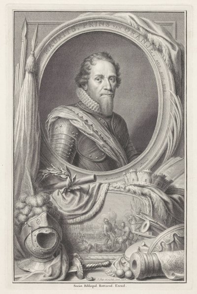 Portrait of Maurice, Prince of Orange by Pieter Tanjé