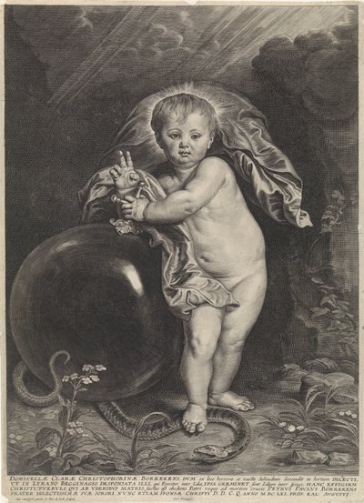 Christ Child with Orb by Pieter de Jode (II)