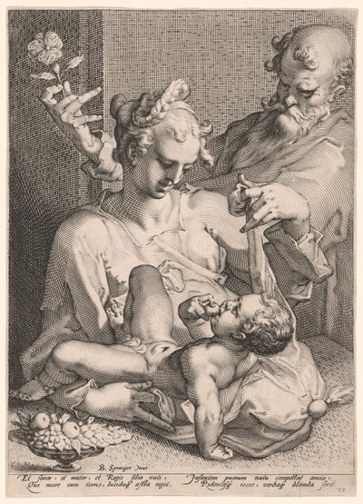 The Holy Family by Pieter de Jode I