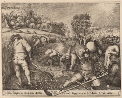 Summer by Pieter van der Heyden after Pieter Bruegel the Elder