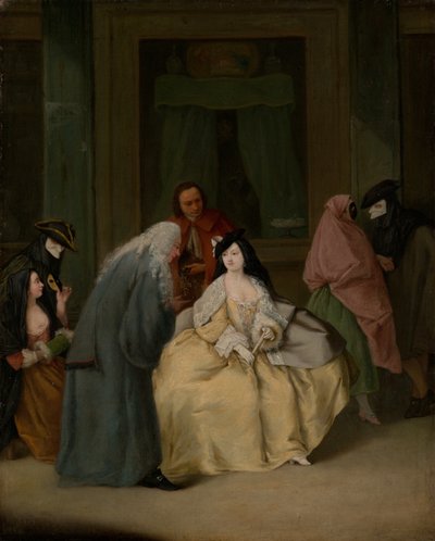 The Meeting, 1746 by Pietro Longhi