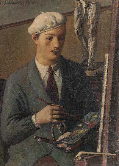 Portrait of a Young Painter by Pietro Marussig