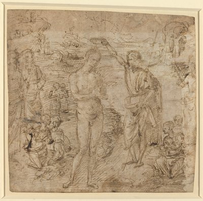 The Baptism of Christ by Pietro Perugino