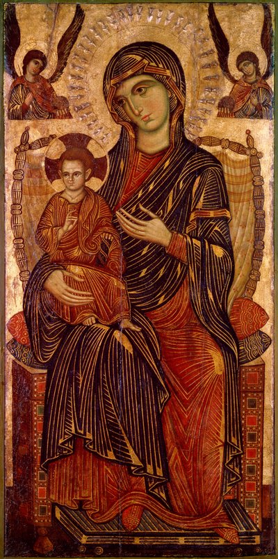 Virgin and Child Enthroned, c1280 by Pisan Master