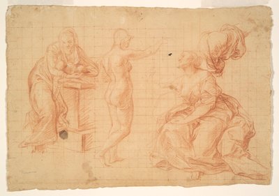 Studies for by Pompeo Girolamo Batoni