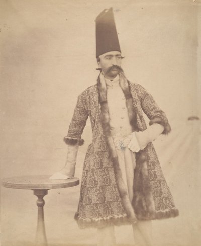 Naser al-Din Shah, 1840s-60s by Possibly by Luigi Pesce.