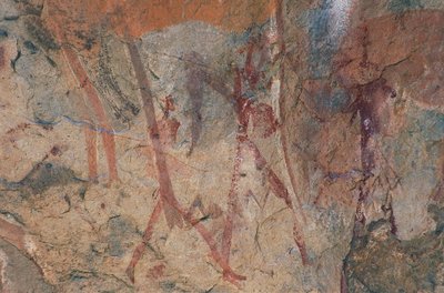 Human Figures (cave painting) by Prehistoric Prehistoric