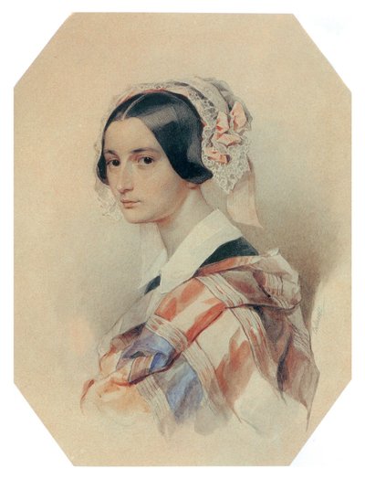 Alexandra Smirnoff née Rosset (Rossetti) by Pyotr Fyodorovich Sokolov