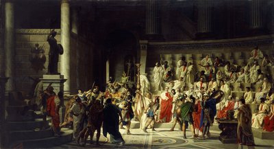 The Last Senate of Julius Caesar by Raffaele Giannetti