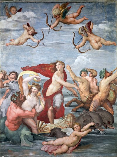 Triumph of Galatea, c. 1512 by Raffaello Sanzio Raphael