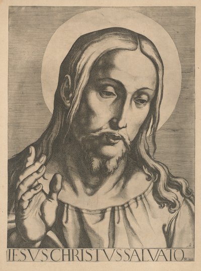 Bust of Christ by Raffaello Schiaminossi