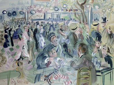 The Moulin de la Galette by Raoul Dufy