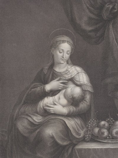 La Madonna del Latte by Raphael Morghen