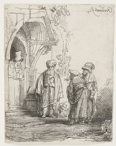 Jacob and Laban by Rembrandt van Rijn