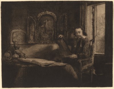 Abraham Francen by Rembrandt van Rijn