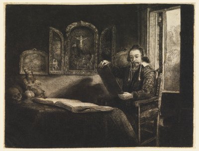 Abraham Francen, Apothecary by Rembrandt van Rijn