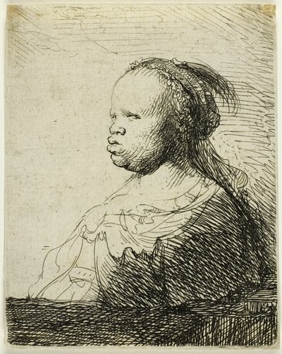 An African Woman by Rembrandt van Rijn