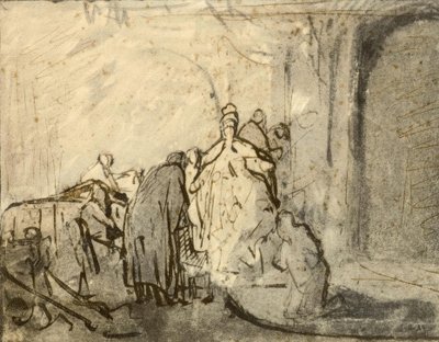 The Penitent Judas by Rembrandt van Rijn