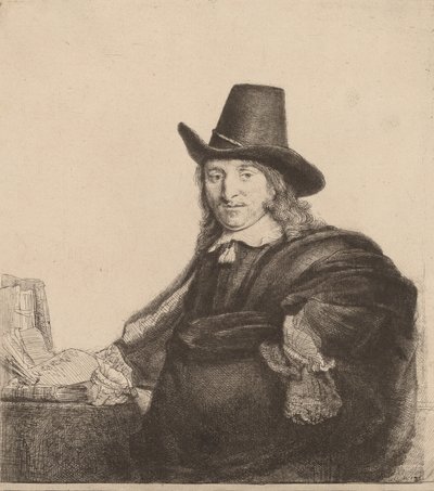 Jan Asselijn, c. 1647 by Rembrandt van Rijn