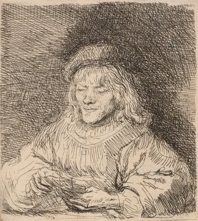 The Card Player, 1641 by Rembrandt van Rijn