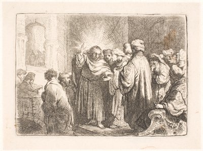The Tribute Money by Rembrandt van Rijn