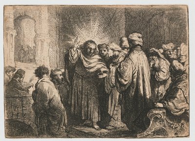 The Tribute Money by Rembrandt van Rijn