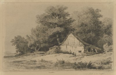 Barn by the Waterside by Remigius Adrianus Haanen