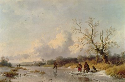 Winter in Holland by Remigius Adrianus Haanen