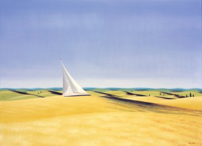 Sailing in Tuscanie by Rene Boin