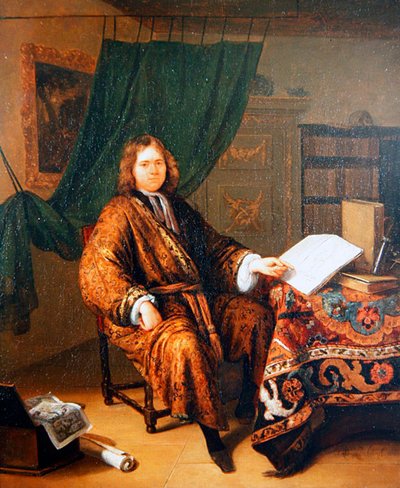 Connoisseur in his Library by Richard Brackenburgh