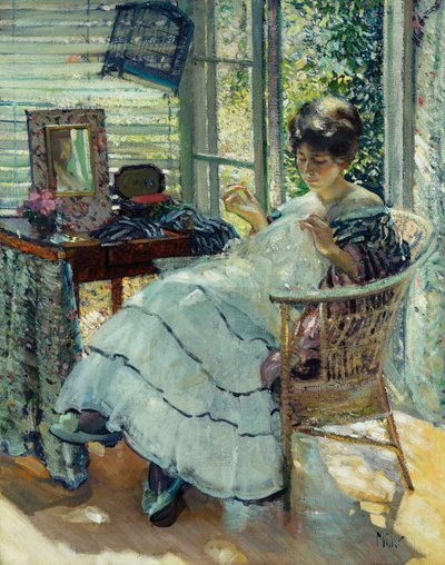 Sewing by Richard Emil Miller