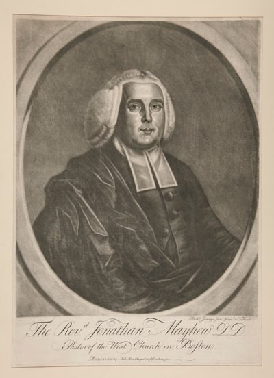 The Rev. Jonathan Mayhew, D.D. by Richard Jennys