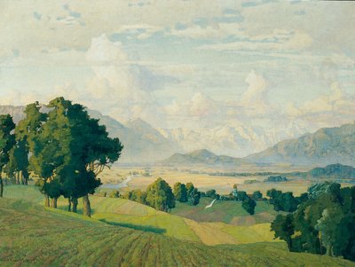 Landscape in Upper Bavaria by Richard Kaiser