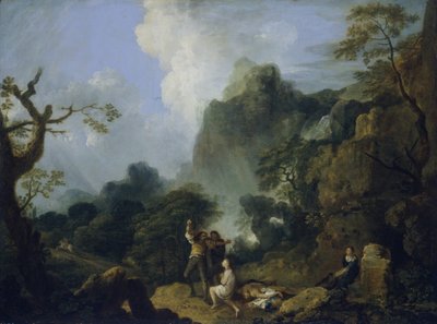 Landscape with Banditti by Richard Wilson