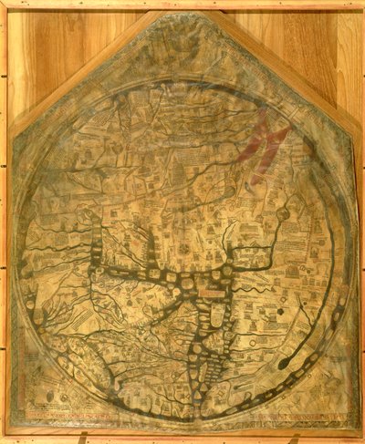 Mappa Mundi, c.1290 by Richard of Haldingham