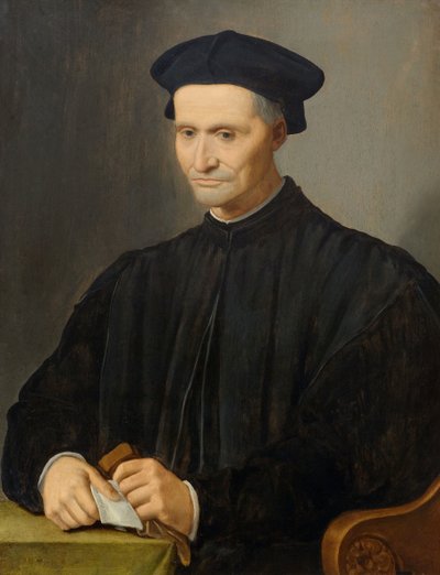 Portrait of Agostino Dini by Ridolfo Ghirlandaio