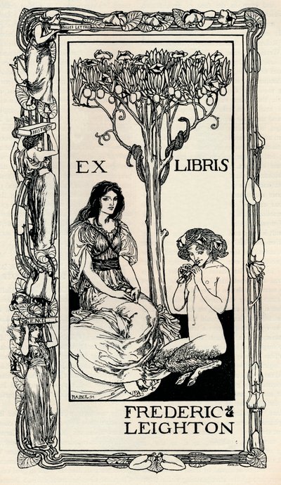 A Bookplate by Robert Anning Bell