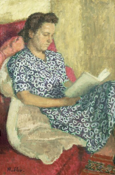 Portrait of a Woman Reading by Robert Buhler