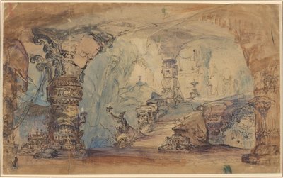 A Fantastic Underground Temple (Aladdin