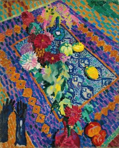 Still Life with Gloves by Robert Delaunay