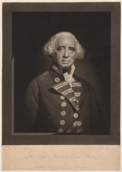 Richard, Earl Howe by Robert Dunkarton