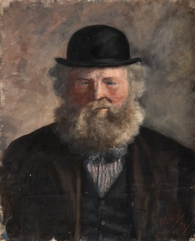 Head of an Old Man by Robert Ernest McEune