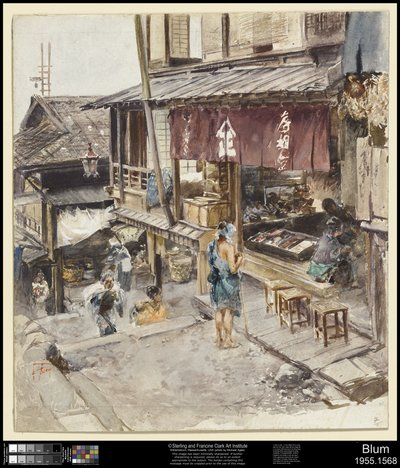 A Street in Ikao, Japan, III by Robert Frederick Blum