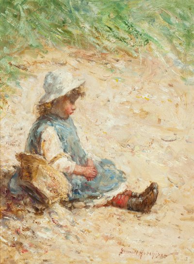 On the Beach by Robert Gemmell Hutchison