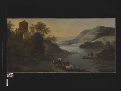 Landscape With Animals by Robert Griffier