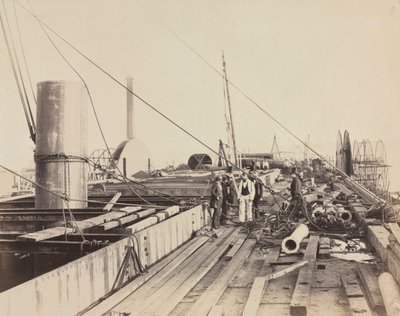 Deck Scene of the Great Eastern by Robert Howlett