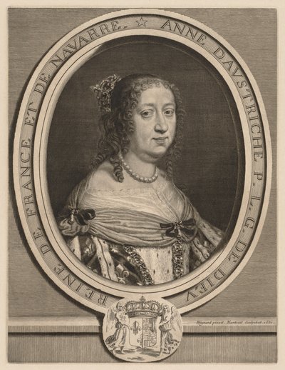 Anne of Austria, Queen of France by Robert Nanteuil