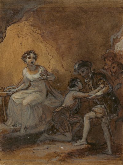 Ferdinand Reunited with his Father by Robert Smirke