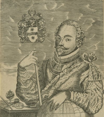 Portrait of Sir Francis Drake by Robert Vaughan